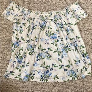 off the shoulder blouse